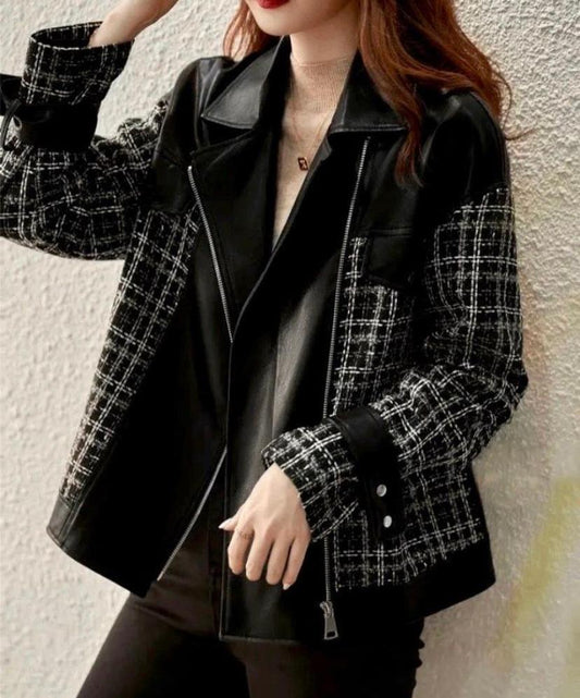 Posie spring leather jacket