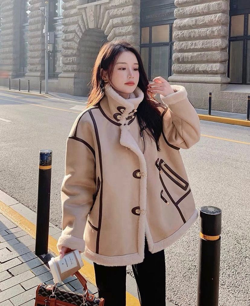 Judy korean style plush jacket