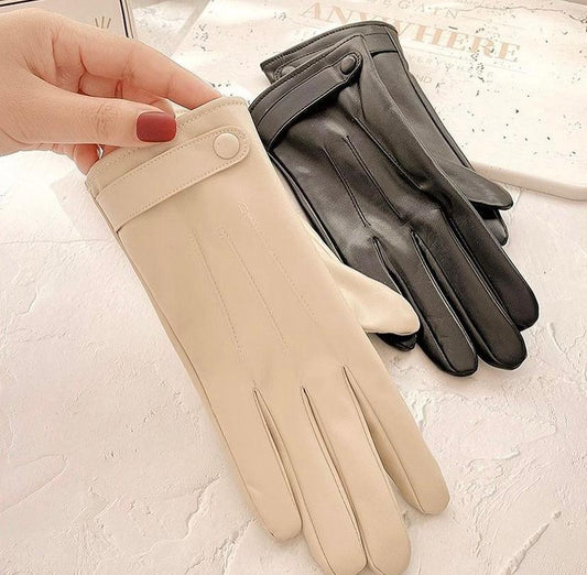 BG leather winter glove