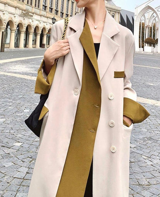 Two tone highend Trench coat