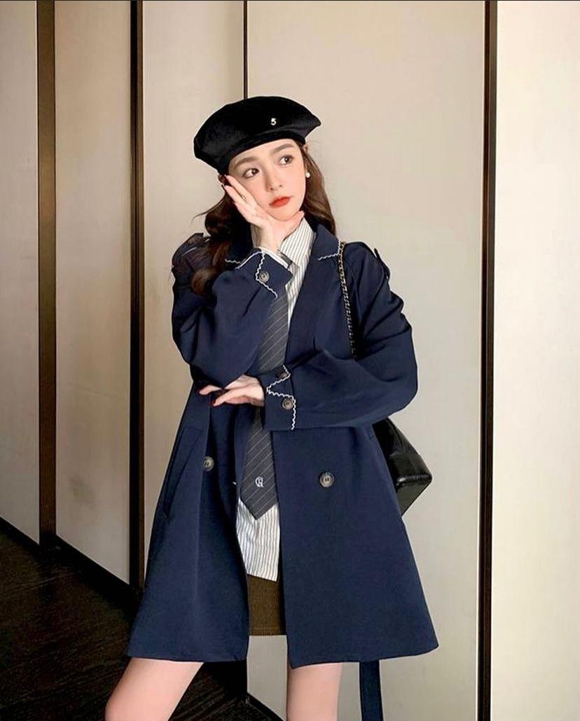 PF korean loose coat college style