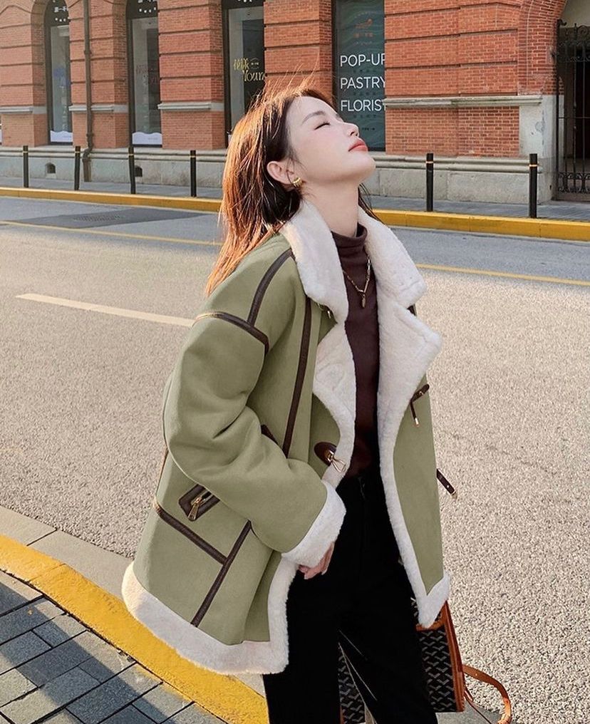 Judy korean style plush jacket