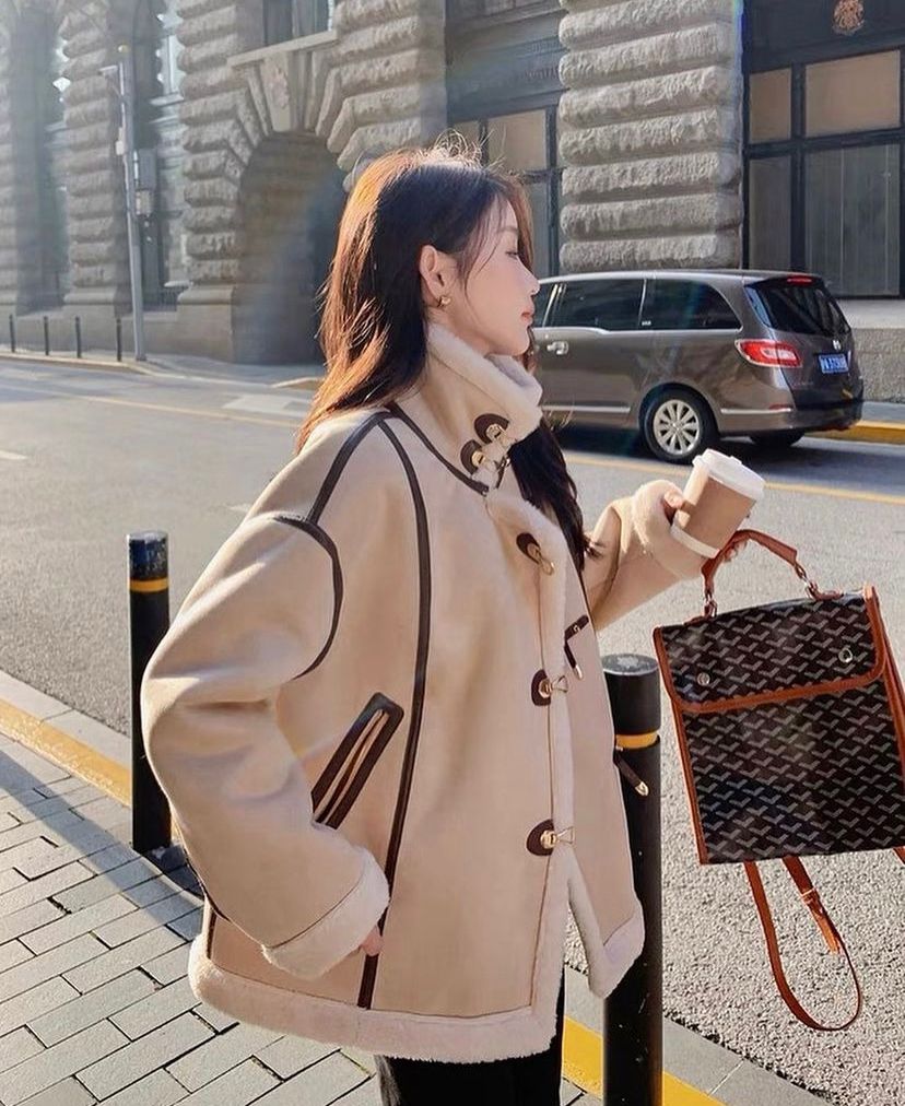 Judy korean style plush jacket