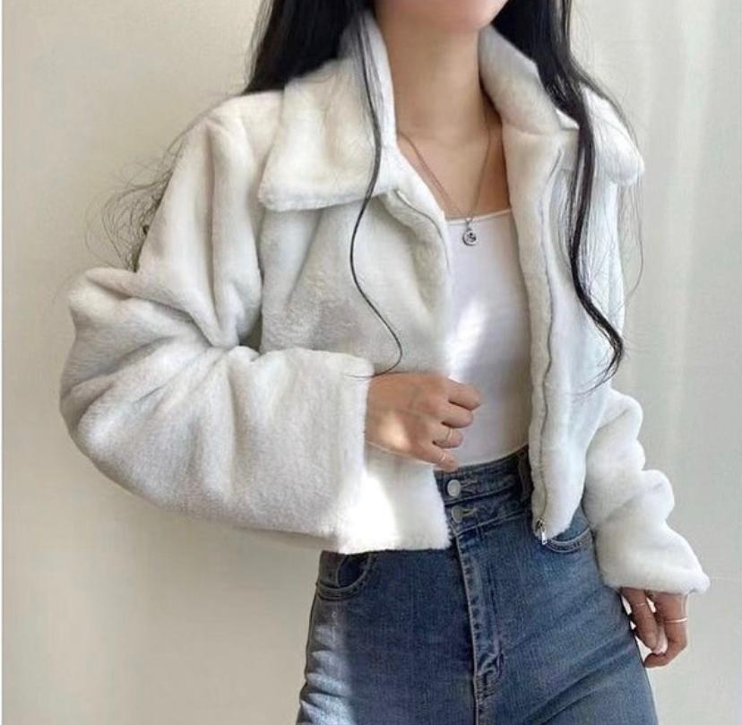 Anya plush fur cardigan