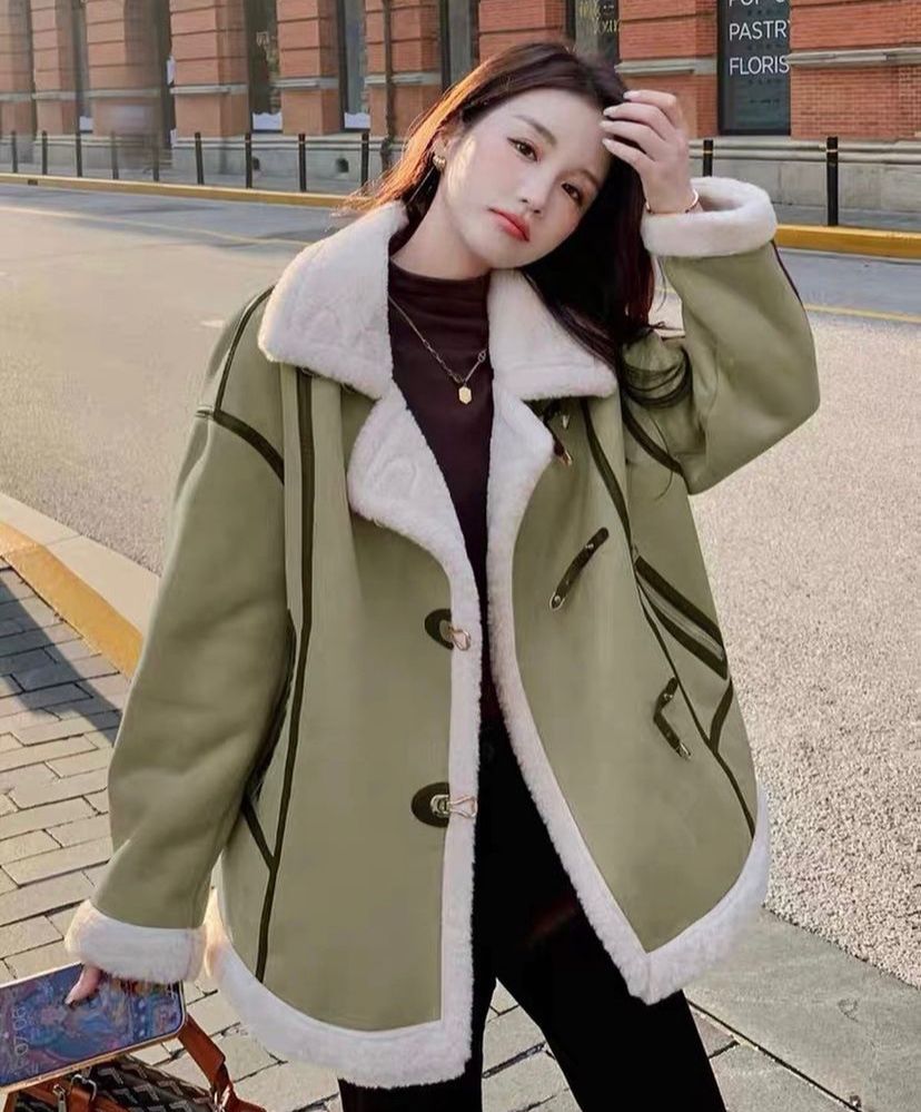 Judy korean style plush jacket