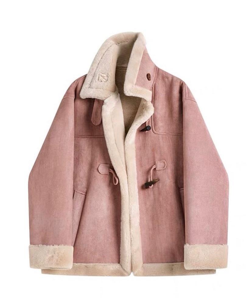 Claudie retro loose wool jacket