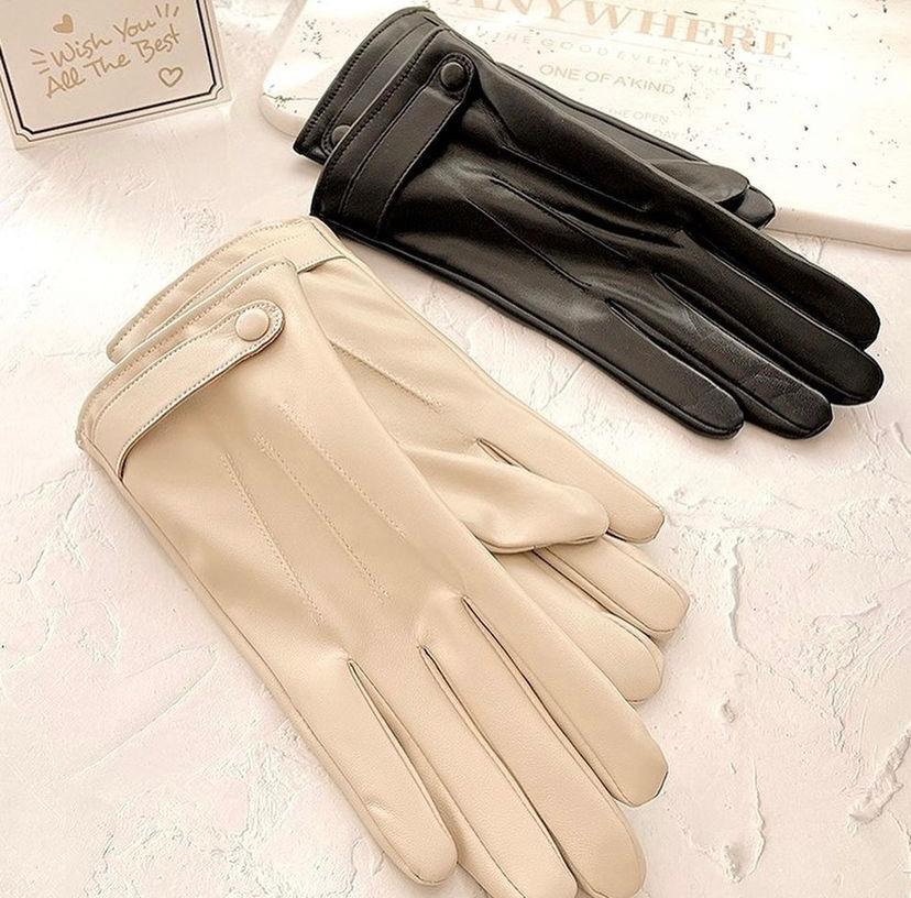 BG leather winter glove