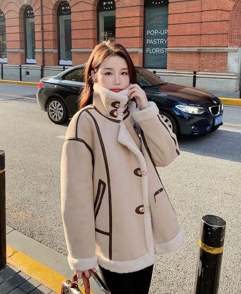 Judy korean style plush jacket