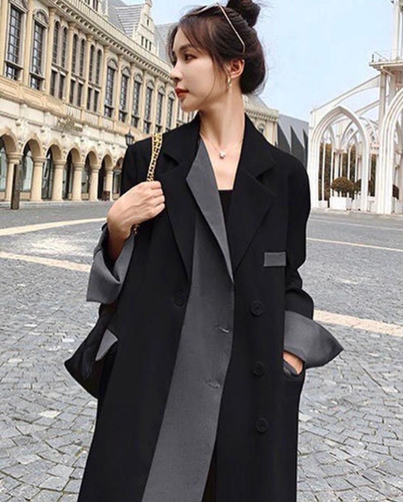 Two tone highend Trench coat